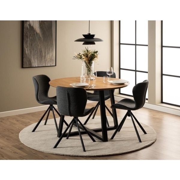 Krzesło obrotowe Batilda antracytowe Monza 130 - ACTONA